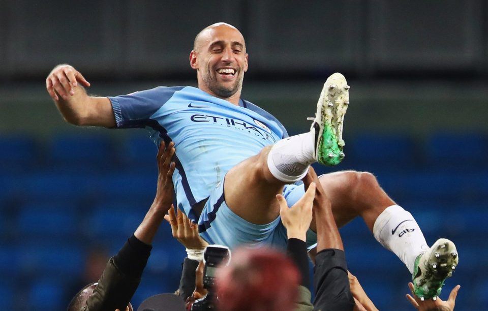 Pablo Zabaleta leads the clear-out of veterans from the club