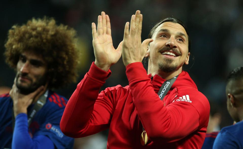 Zlatan Ibrahimovic has been doing his rehab at Manchester United's AON training complex in Carrington as he continues his comeback bid