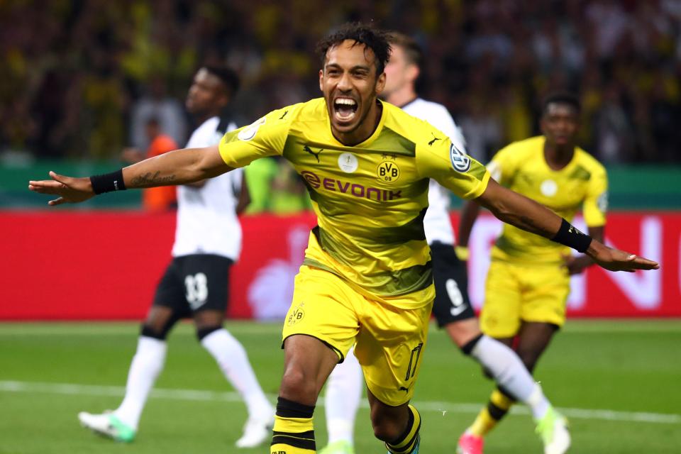 Pierre-Emerick Aubameyang was top scorer in Bundesliga last season