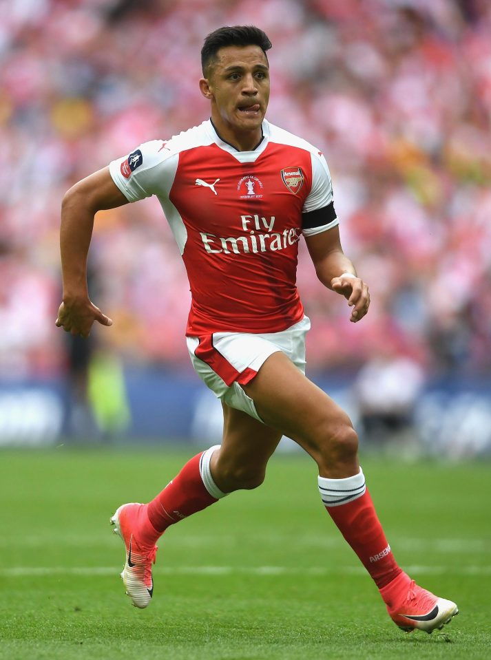  Alexis Sanchez scored 30 goals for Arsenal last season