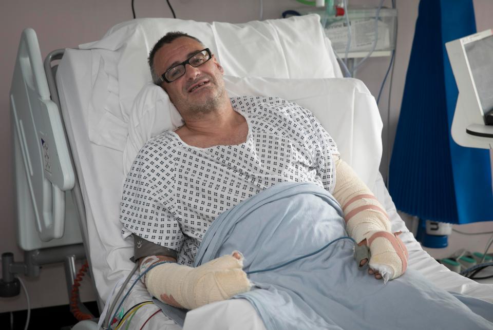 Roy Larner was stabbed eight times after confronting jihadis in the London Bridge attack