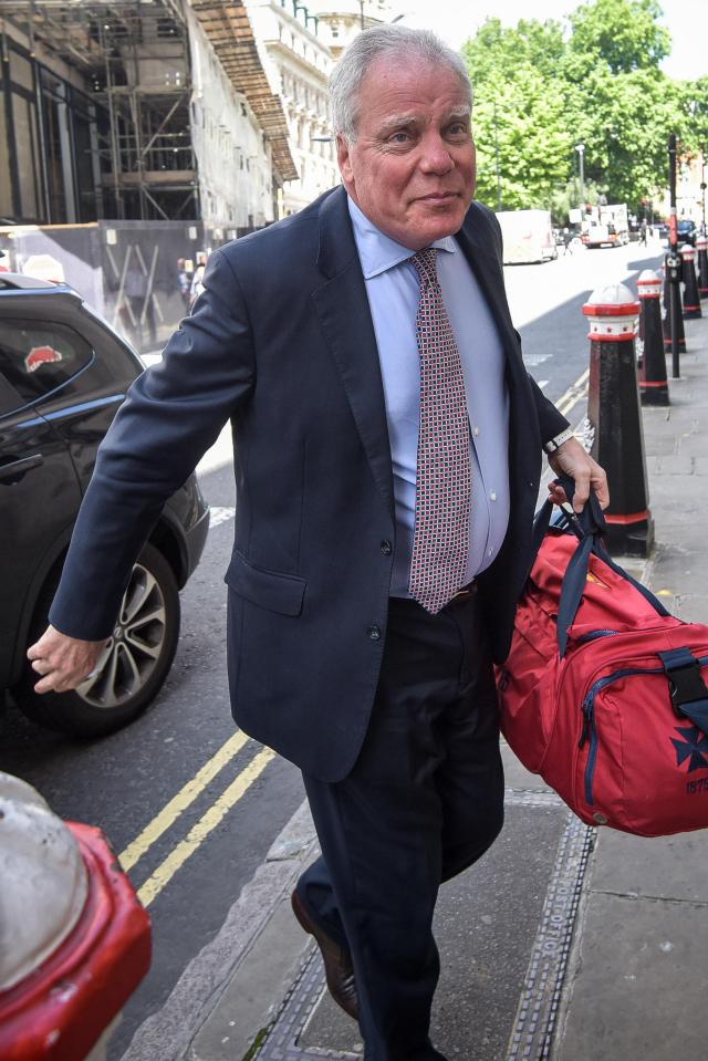  Chris Hutcheson arrives at the Old Bailey in London in June