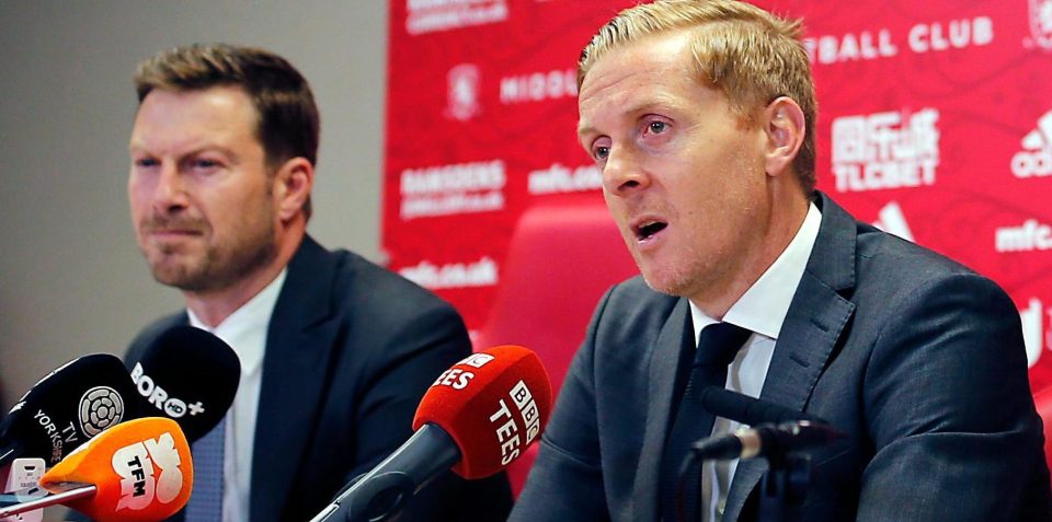 New Boro boss Garry Monk is targeting an instant return to the Prem