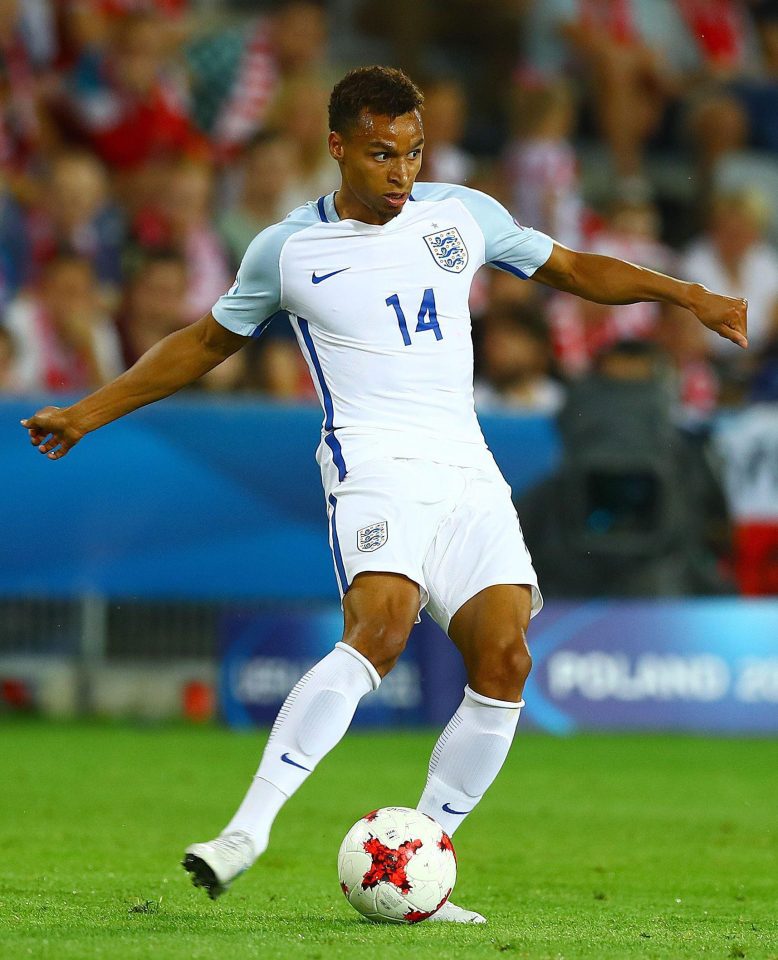 Jacob Murphy represented England at the European U21s Championship last month