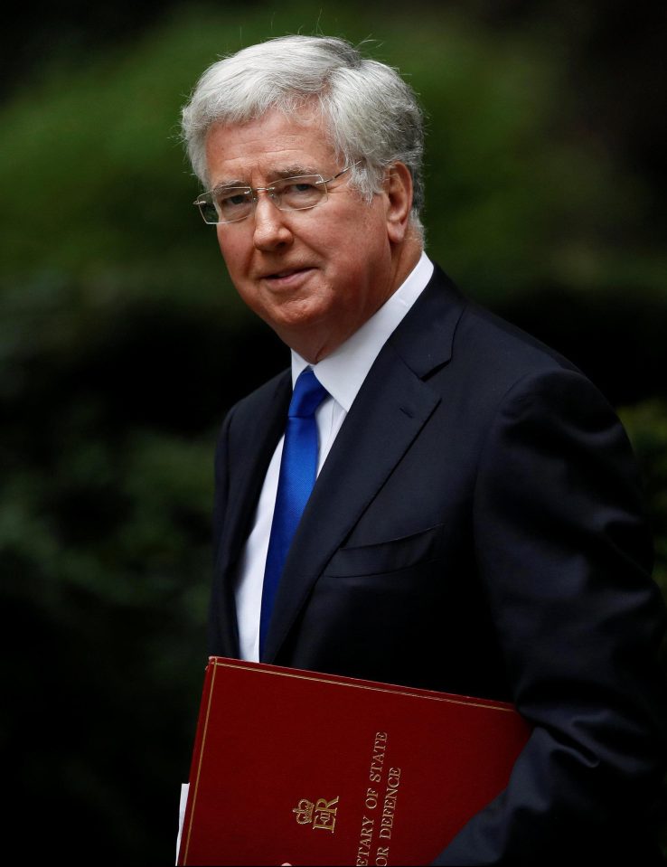  Michael Fallon would be tasked with defending our planet from aliens