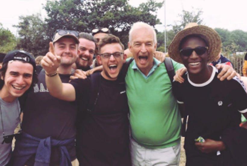  Jon Snow was alleged to have chanted 'f*** the Tories' with revellers at Glastonbury