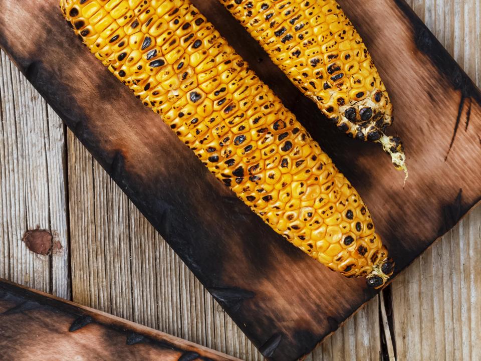  BBQ Corn on the Cob serves six and should be served piping hot