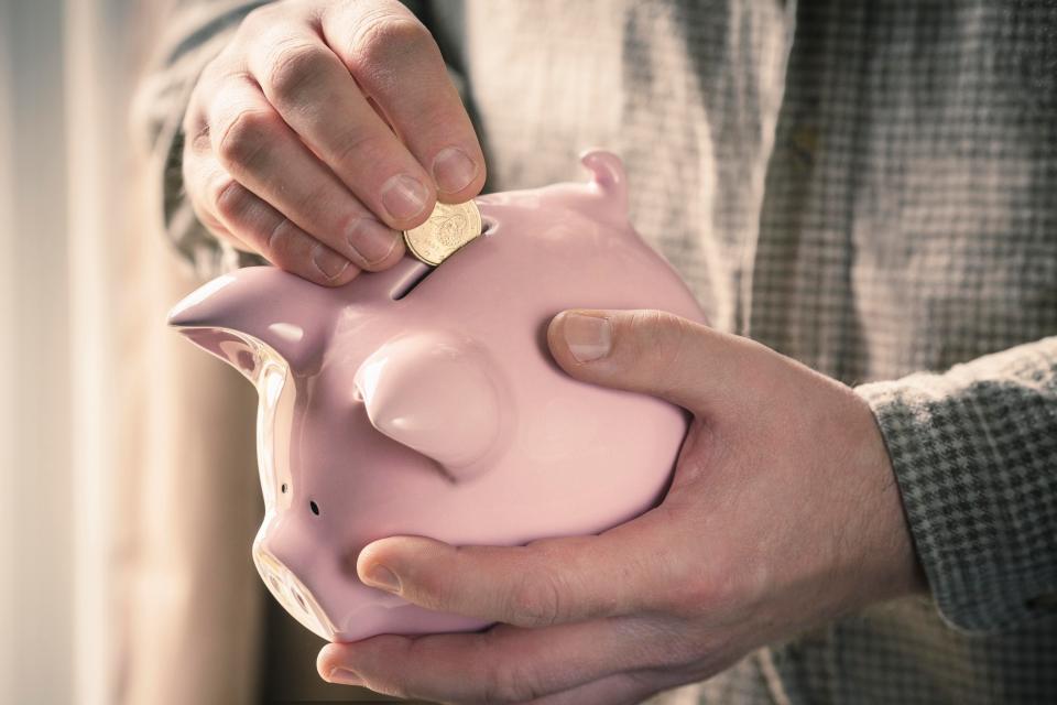  The amount that Brits save each month has crashed to an all-time low