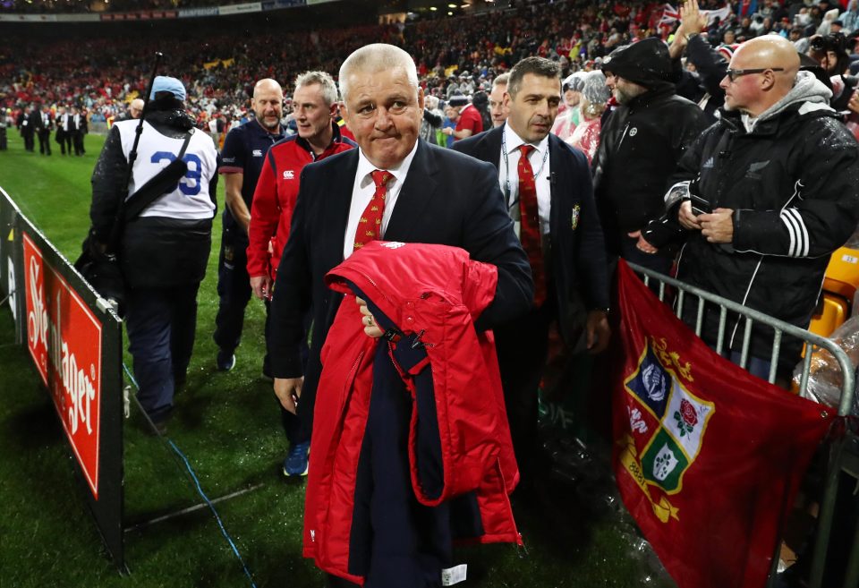  Warren Gatland said he was a 'happy clown' after his men came good