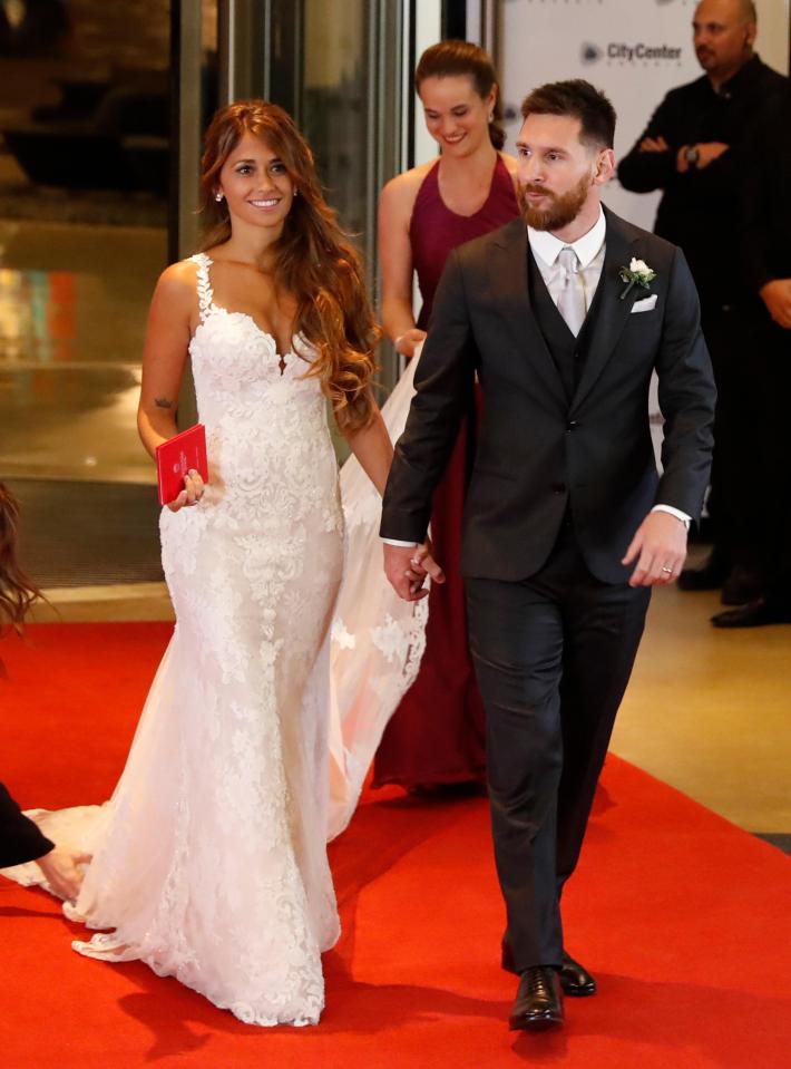  Lionel Messi married long-time girlfriend Antonella Roccuzzo in Argentina this summer