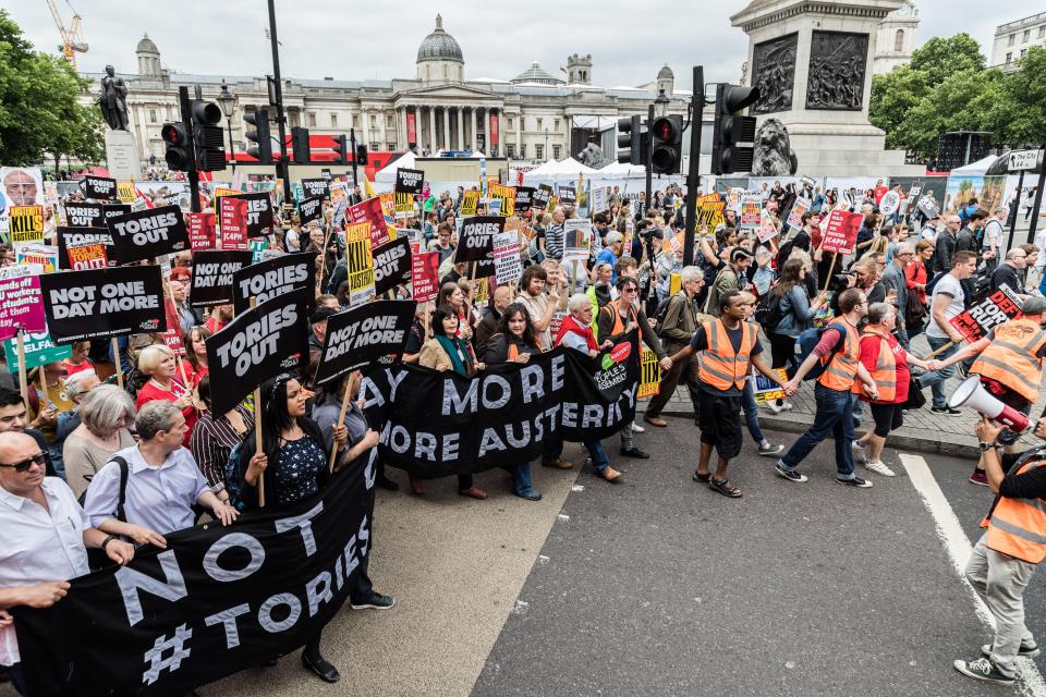  There has been a strong backlash against austerity with a push to end the public sector pay freeze