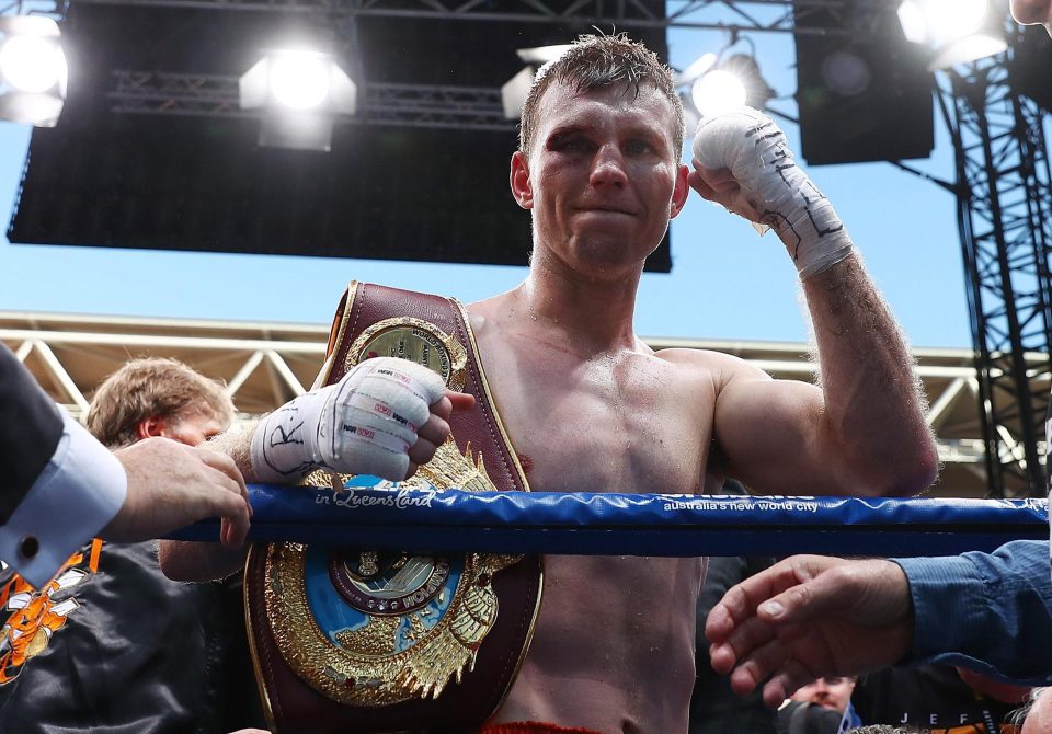 Former school teacher Jeff Horn now holds the WBO welterweight title