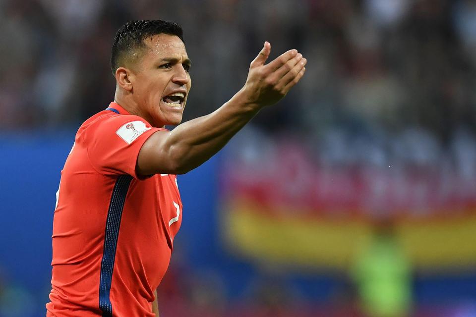 Alexis Sanchez is being given an extended break after reaching the Confederations Cup final with Chile