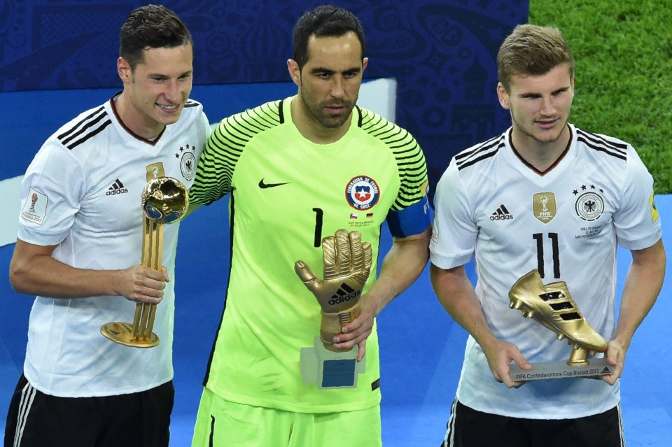 Germany drew 1-1 with Chile in the group stages but were victorious in the final