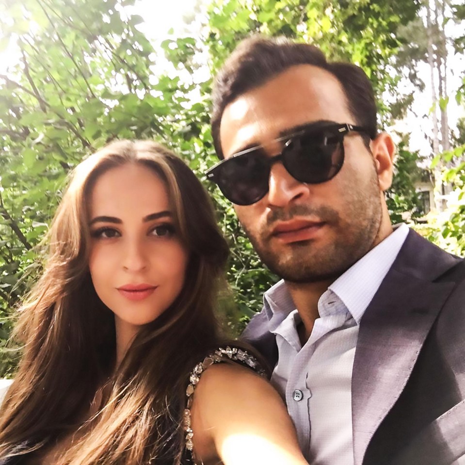 Lolita Osmanova and Gaspar Avdolyan pose before the big day