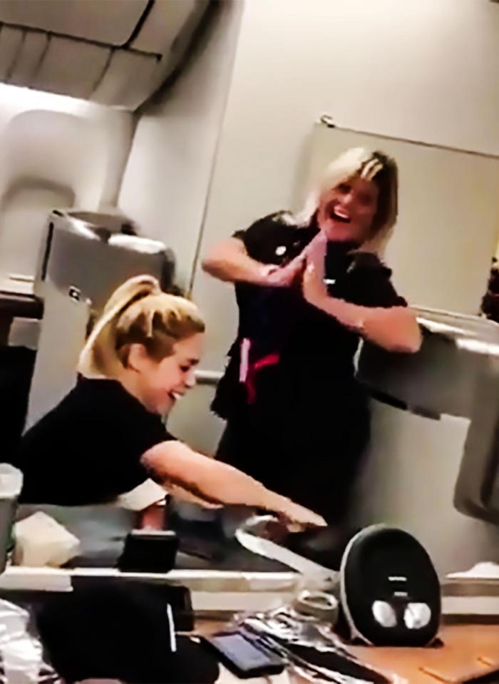  Shakira was treated to an impromptu rendition of her hit Waka Waka as she flew to Argentina