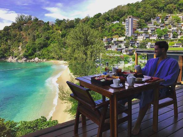 Jonny's hotel in Thailand boasted a panoramic view 