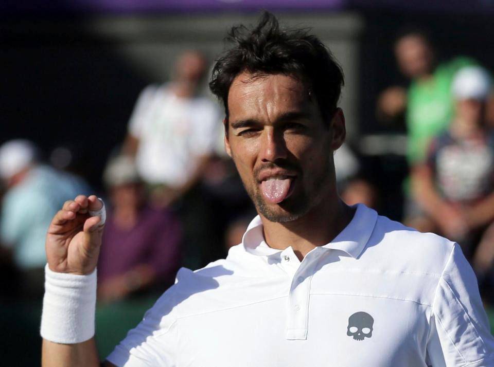  Fognini has a 50/50 record against Andy Murray