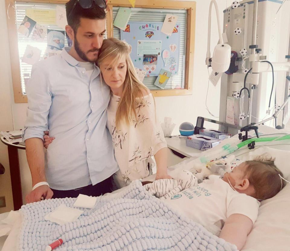  Charlie Gard’s parents Connieand Chris have been battling to save the tot