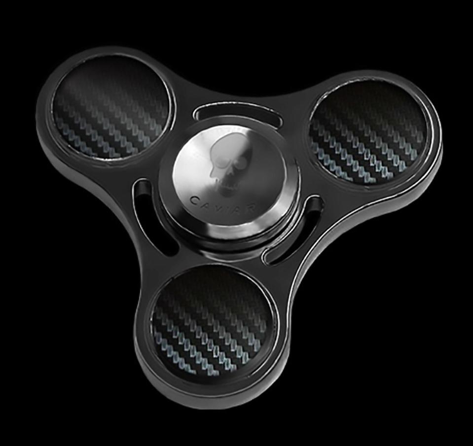  The Caviar Spinner Carbon is made out of zinc and the sellers say the metal will 'influence testosterone' in men