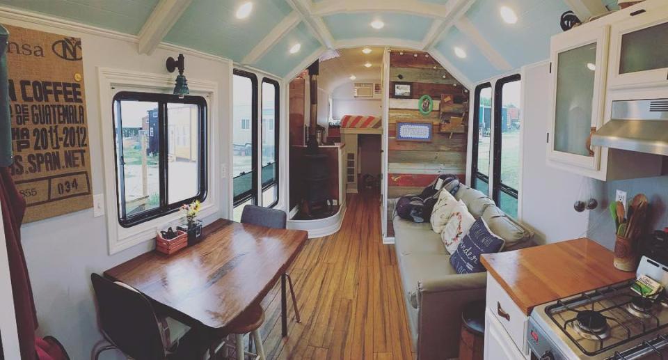  Some £23k later, the bus was converted into a stunning home