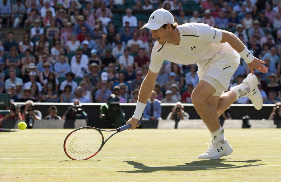  Andy Murray threw in a few crowd-pleasing punches of his own before stopping the fight in double-quick time