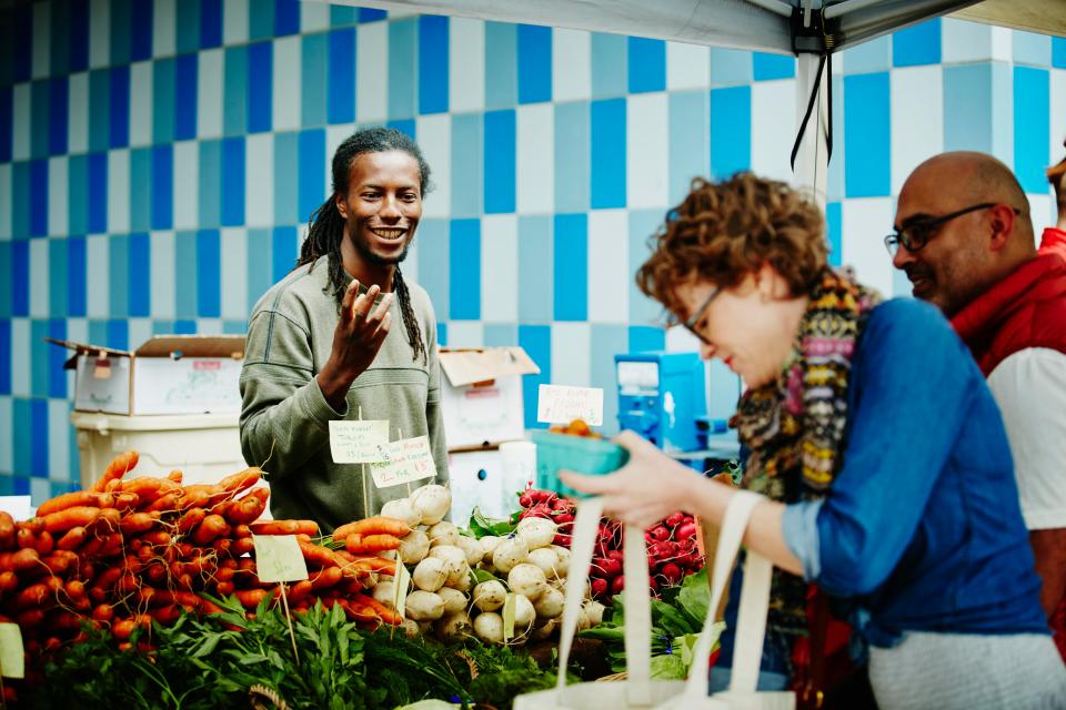  Look out for calming blues or greens on your next shopping trip since these are the colours that make us spend more