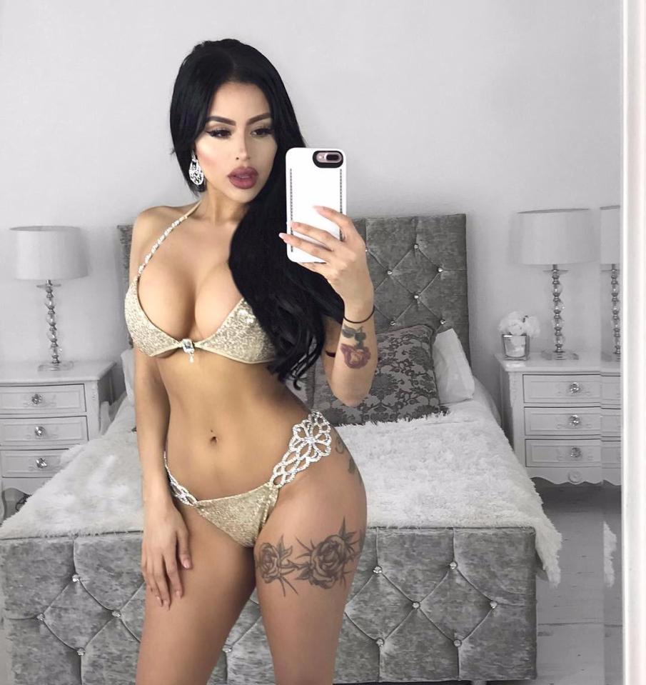  A Kim Kardashian-obsessed glamour model has told how she is desperate for bum implants so she can emulate her idol