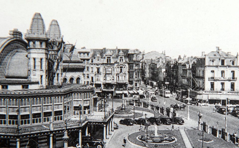  The Belgium city of Ostend looking very different before it was damaged