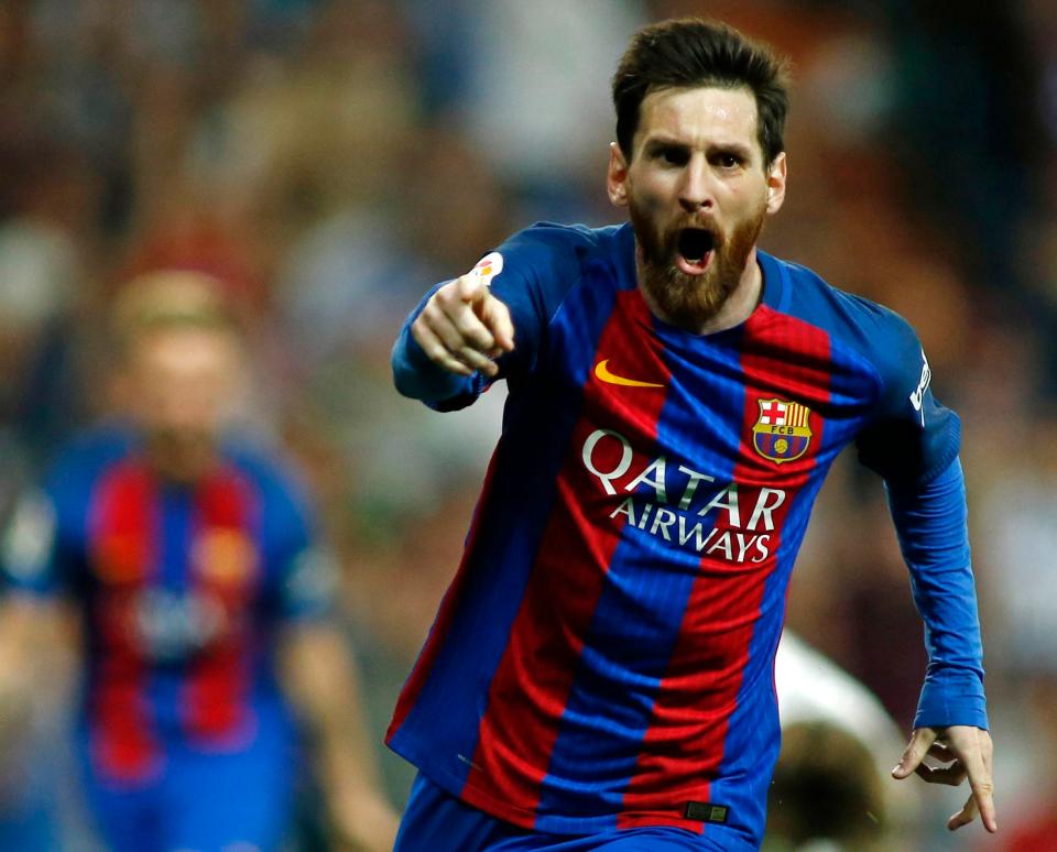  Messi has signed a huge new £500,000-a-week deal at Barca