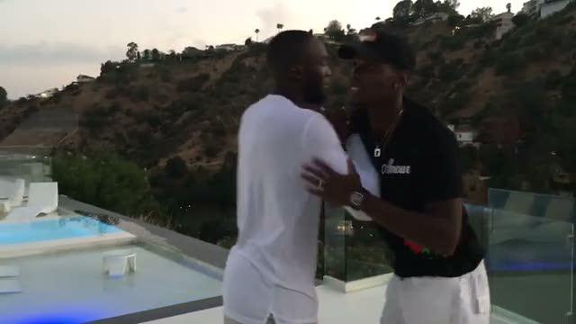 Pals Romelu Lukaku and Paul Pogba celebrate becoming new team-mates