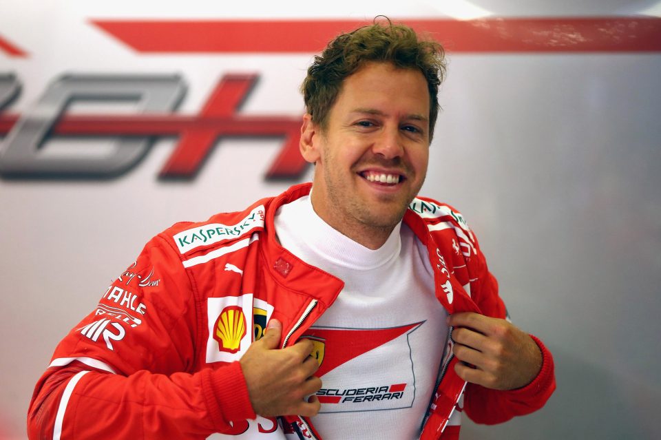  Sebastian Vettel will start second on the grid