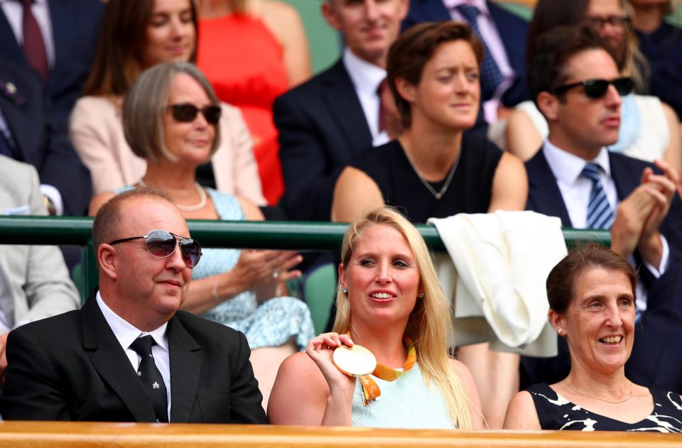  British Paralympic swimmer Stephanie Millward spent day six in the Royal Box