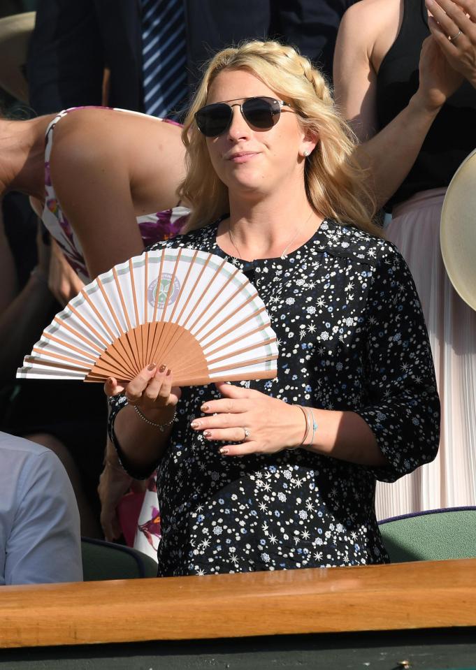  Four time Olympic gold medallist Laura Kenny is obviously a tennis fan