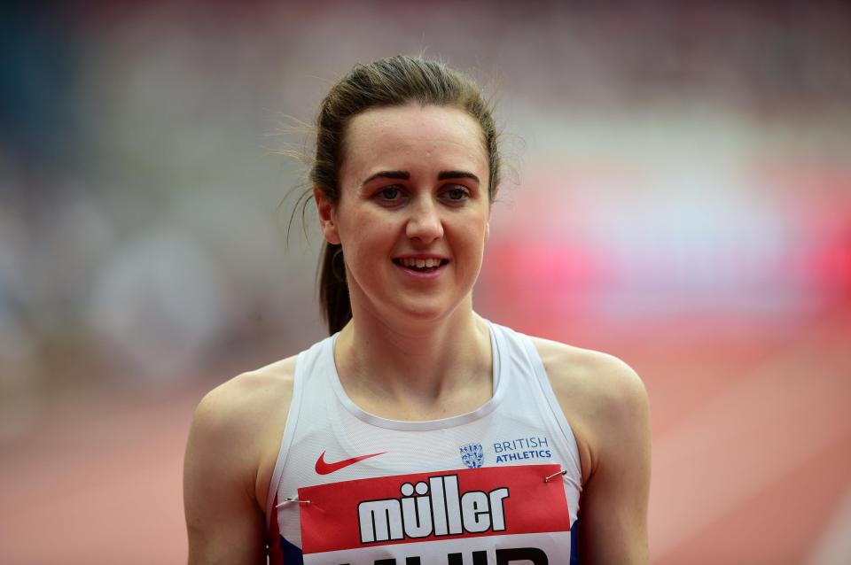 Britain's Laura Muir will compete in the women's 1,500m 