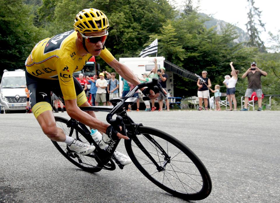  Defending champ Froome has an 18-second lead on main rival Fabio Aru