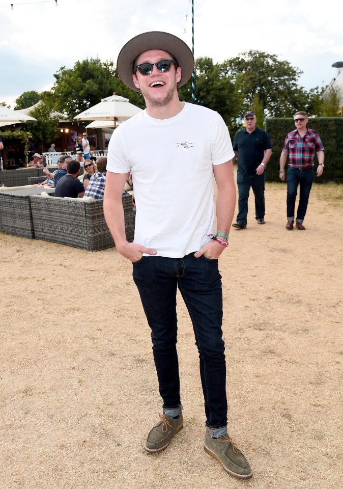  One Direction star Niall Horan headed to the gig in London's Hyde Park