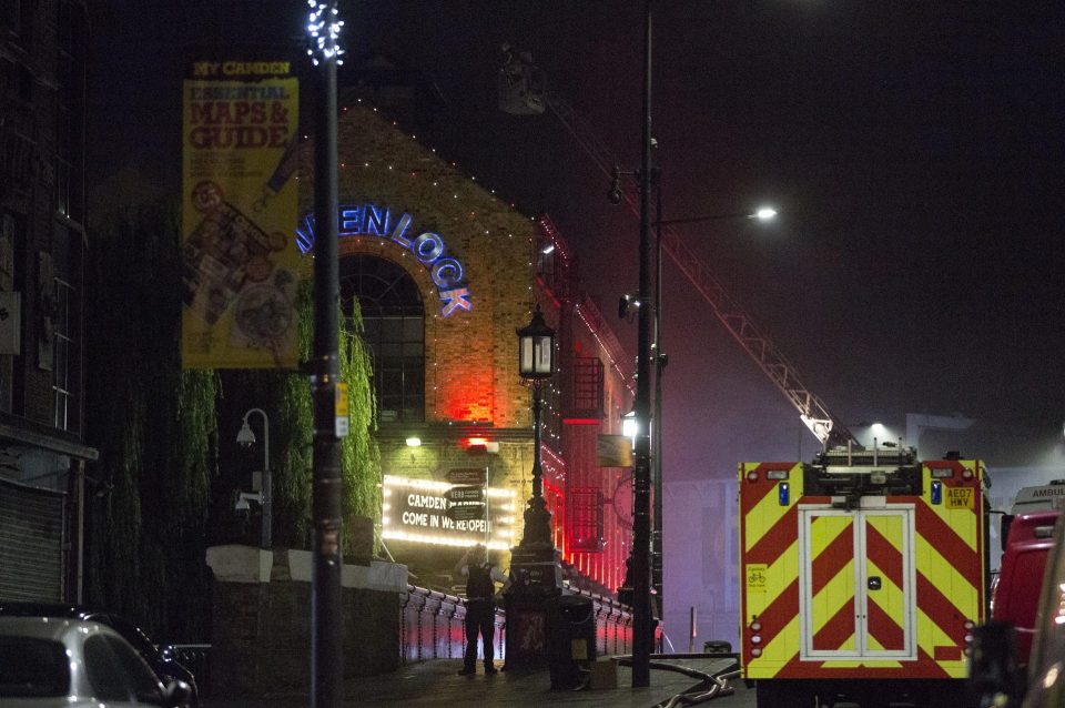  The inferno ripped through the iconic market just weeks after the devastating Grenfell Tower fire