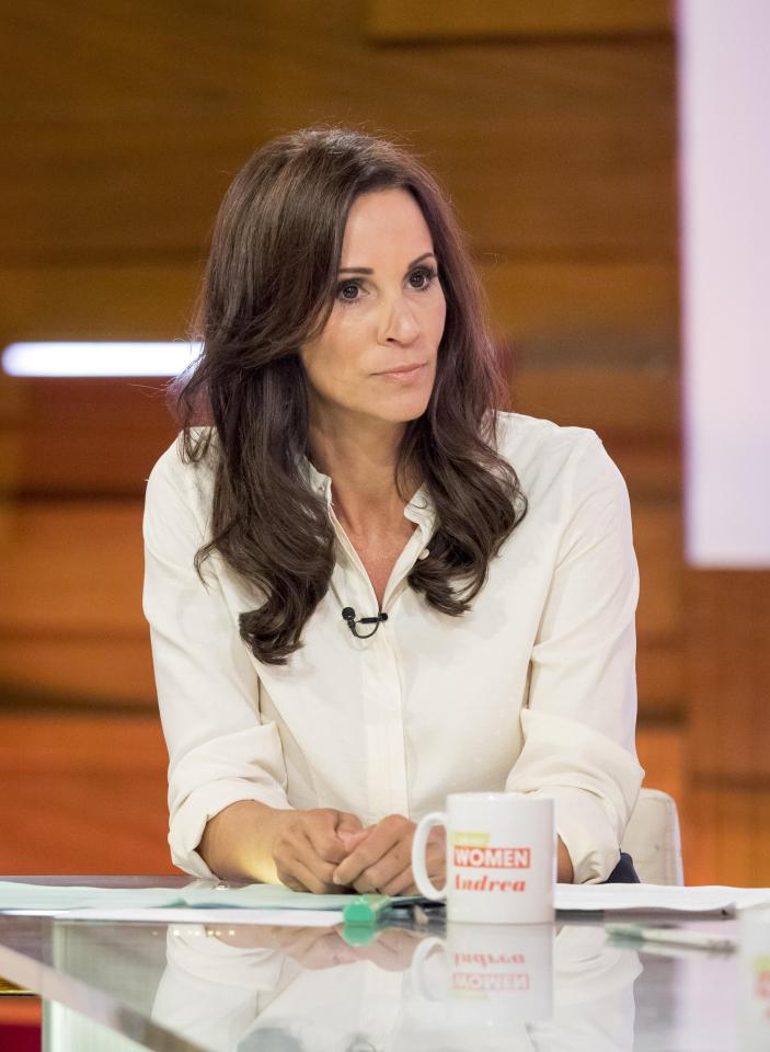 Loose Women's Andrea McLean revealed her horror at seeing a grown man expose himself in front of children