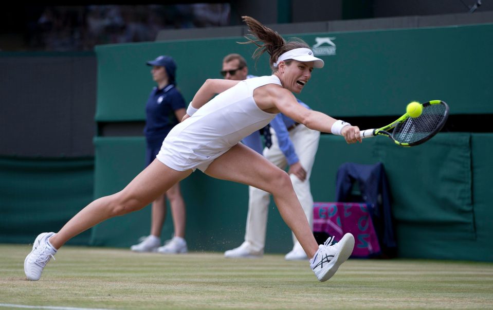  Jo Konta will face either Simeone Halep or Victoria Azarenka in the last eight