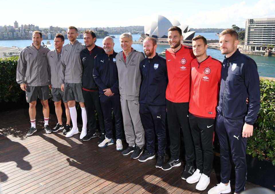 Arsene Wenger and his side travelled Down Under at the weekend... but it might be his last trip with Giroud