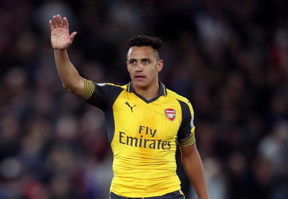  Sanchez has spent three years with Arsenal making 145 appearances with 72 goals