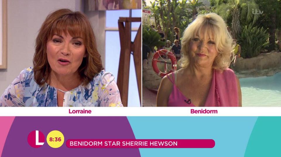  Lorraine Kelly chatted to Sherrie about series 10