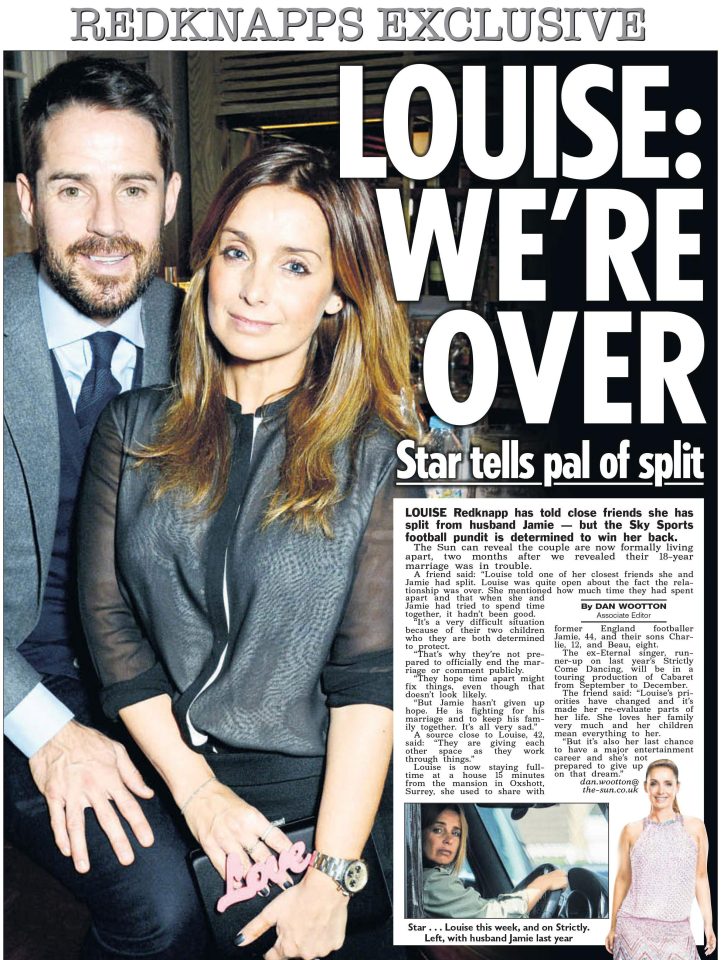 Louise Redknapp and Jamie