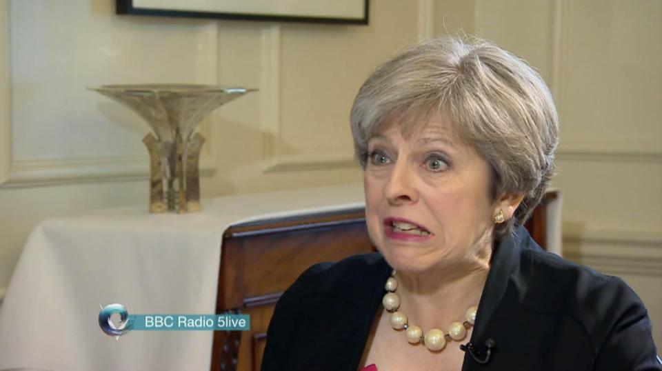  The PM was expecting to do much better in the snap election she called