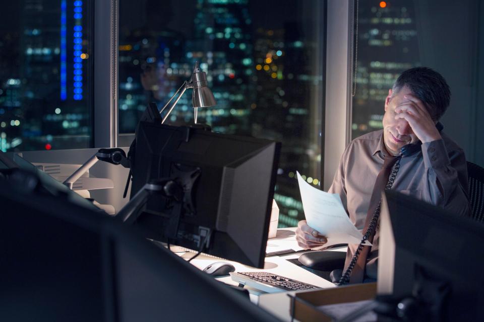  Working long hours may put your heart at risk