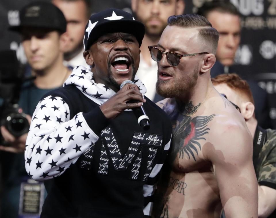  Floyd Mayweather and Conor McGregor have been trading verbal blows all week