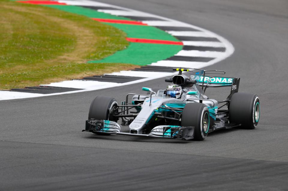 Valtteri Bottas was fastest in both practice sessions on Friday at Silverstone