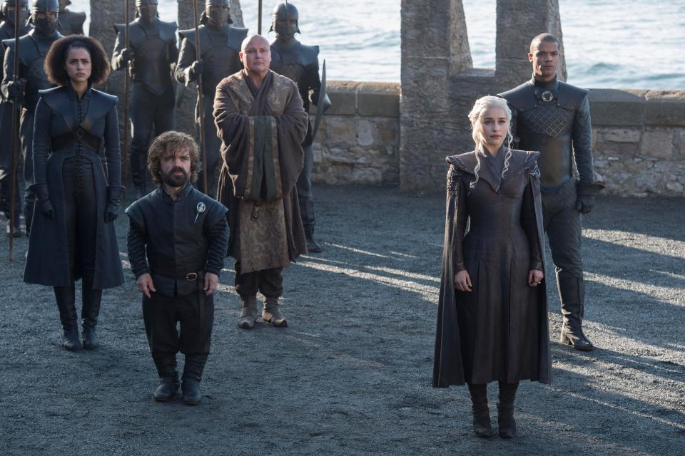  Game of Thrones Daenerys Targaryen and Tyrion Lannister in the last shots from the new series