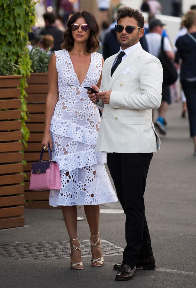  Lucy Mecklenburgh and Ryan Thomas make quite the good-looking couple at Wimbledon